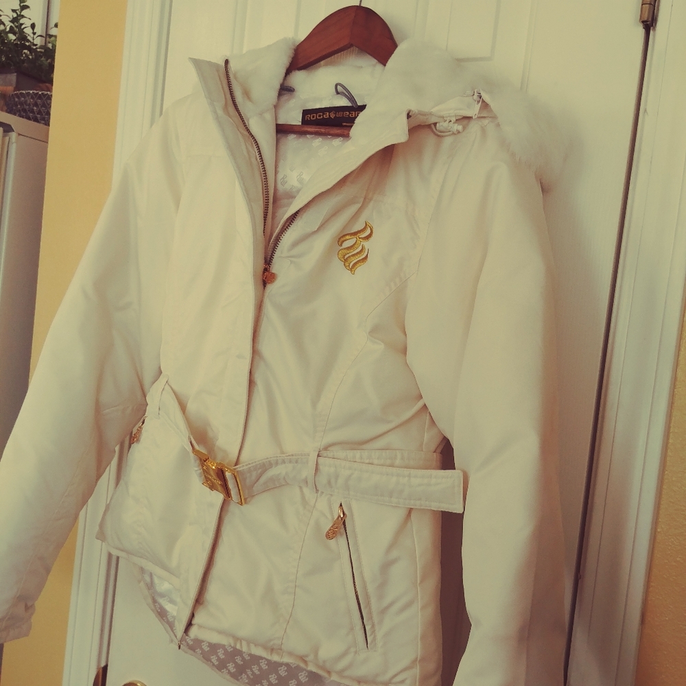Rocawear Winter White Puffer Jacket Medium